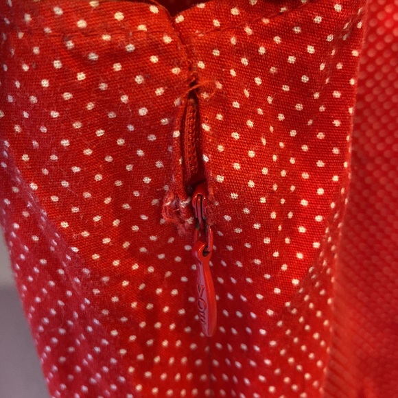 Trollied Dolly M/L red polka dot dress. - Picture 5 of 5